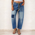 Women's Patchwork Jeans