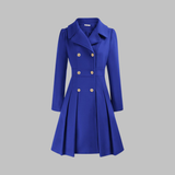 Elegant Double-Breasted Long-Sleeve Coat, photo 18