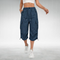 Women's Relaxed Fit Cargo Pants in Navy Blue