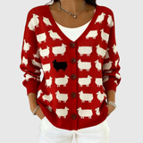 Avery Cozy Button-Front Knit Cardigan