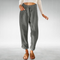 Jane Capri Pants with a Relaxed Fit in Gray