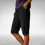 Jenna Everyday Shorts with a Relaxed Fit in Black