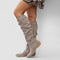 Hazel Comfort Western Boots in Khaki