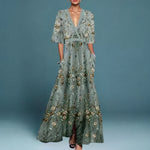 Elegant Maxi Dress with Floral Pattern, photo 4