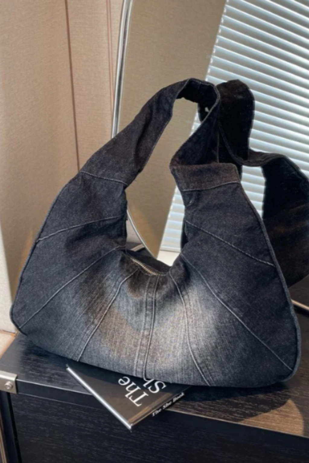 Women's Casual Denim Shoulder Bag, photo 4