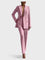 Women's Blazer and Pants Set in Pink