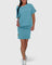 Makynzee Comfortable Dress in Blue