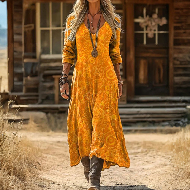 Dress – Easygoing Relaxed Summer Style in Yellow