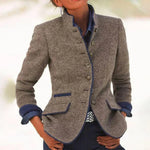 Women's Stand-Collar Knit Cardigan, photo 2
