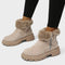 Women's Elegant Winter Boots in Khaki