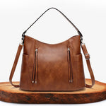 Women's Elegant Luxury Handbag in Brown