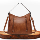 Women's Elegant Luxury Handbag in Brown