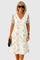 Brislyn Elegant Midi Dress in White 2