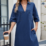 Josephine Casual Denim Dress, photo 3