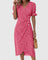 Kataryna Comfortable Summer Midi Dress in Red