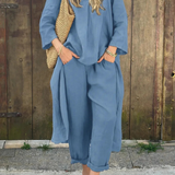 Women's Stylish and Comfortable Set in Light Blue