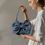Women's Bow Denim Bag, photo 2