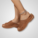 Rene Comfort Sandals in Rust Blossom