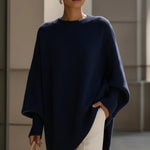 Women's Soft Cozy Sweater in Navy Blue