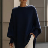 Women's Soft Cozy Sweater in Navy Blue