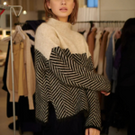 Women's Patterned Cable-Knit Sweater, photo 4