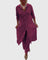 Women's Elegant Vintage Two-Piece Set in Pink