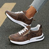 Ashlyn Comfort Sneakers in Brown