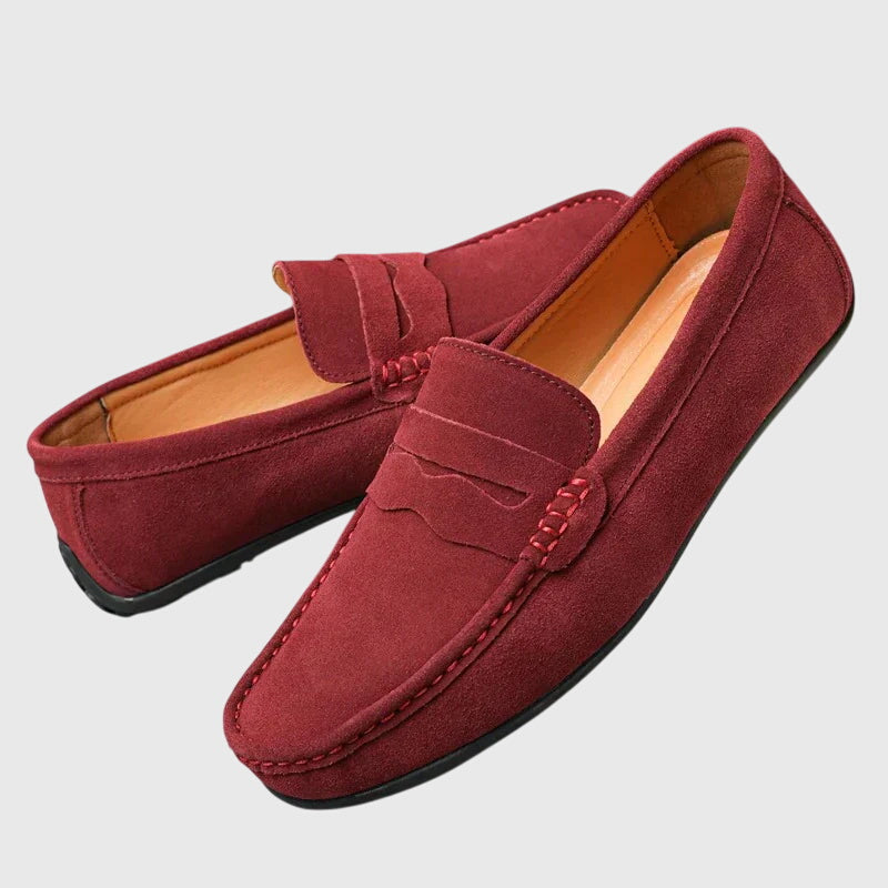 Rosaly Comfort Loafers in Maroon