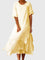 April Elegant Dress in Yellow