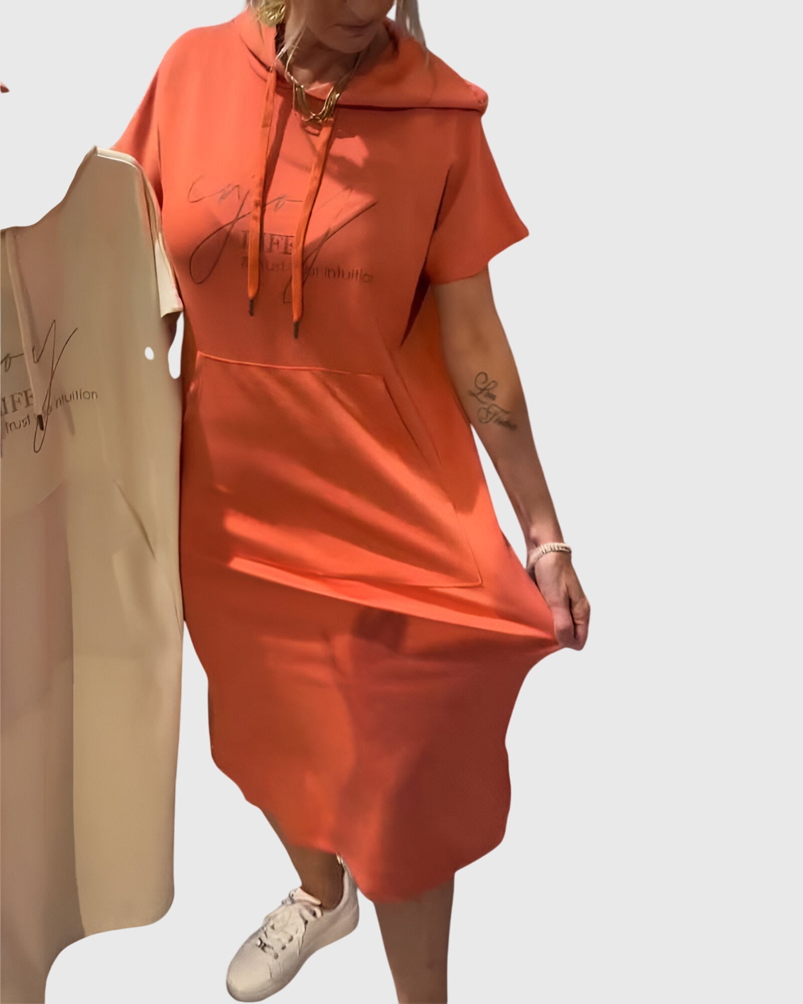 Women's Casual Hoodie Dress, photo 3