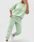 Stacy Comfortable Two-Piece Set in Green