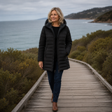 Women's Hooded Quilted Winter Coat, photo 10