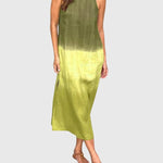 Women's Stylish Print Dress in Green