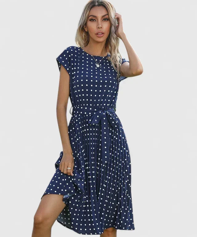 Allyzhea Elegant Dress in Blue