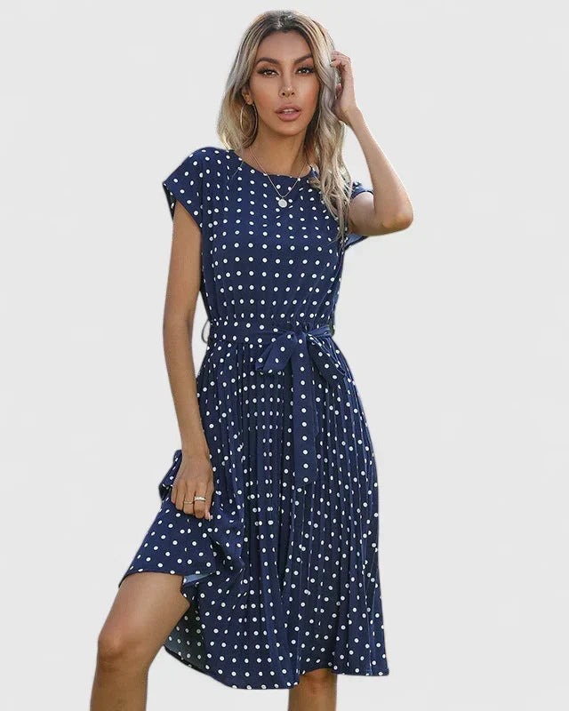 Allyzhea Elegant Dress in Blue