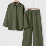 Relaxed Fit Two-Piece Linen-Cotton Ensemble, photo 4