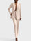 Women's Blazer and Pants Set in Beige