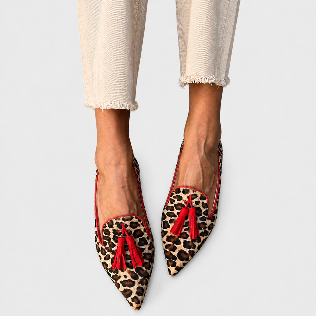 Nela Leopard Moccasins
