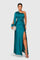 Saryxiah Elegant Maxi Dress in Turquoise