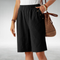 Women's Shorts with an Elasticated Waist in Black