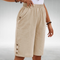 Laura Everyday Shorts with a Relaxed Fit in Khaki