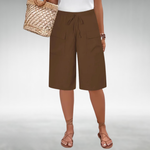 Rose Everyday Shorts with a Relaxed Fit in Brown