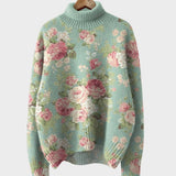 Marjorie Art Knit Turtleneck Sweater