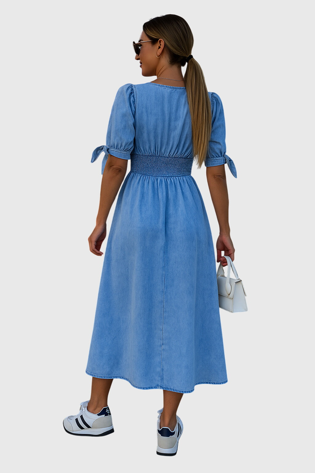 Jacqueline Elegant Denim Dress, photo 2