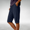 Jenna Everyday Shorts with a Relaxed Fit in Navy Blue