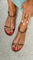 Elara Sandals in Bronze