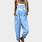 Victoria Comfortable printed jumpsuit in Blue