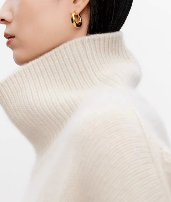 Anneliese Cable-Knit Turtleneck Sweater, photo 9