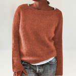 Suzy Cozy Sweater in Orange