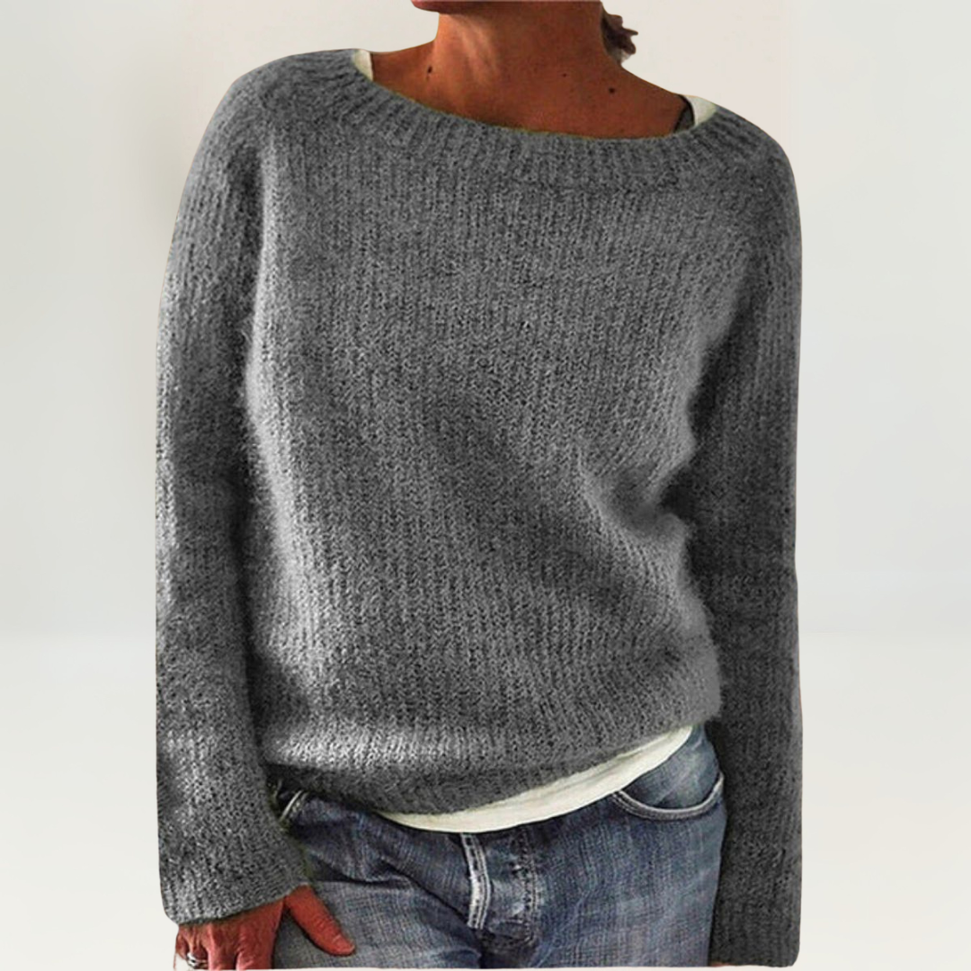Suzy Cozy Sweater in Gray